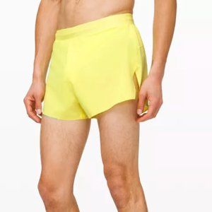 lululemon Men's Fast and Free 3" Short // SRYW (Neon Yellow), Size M
